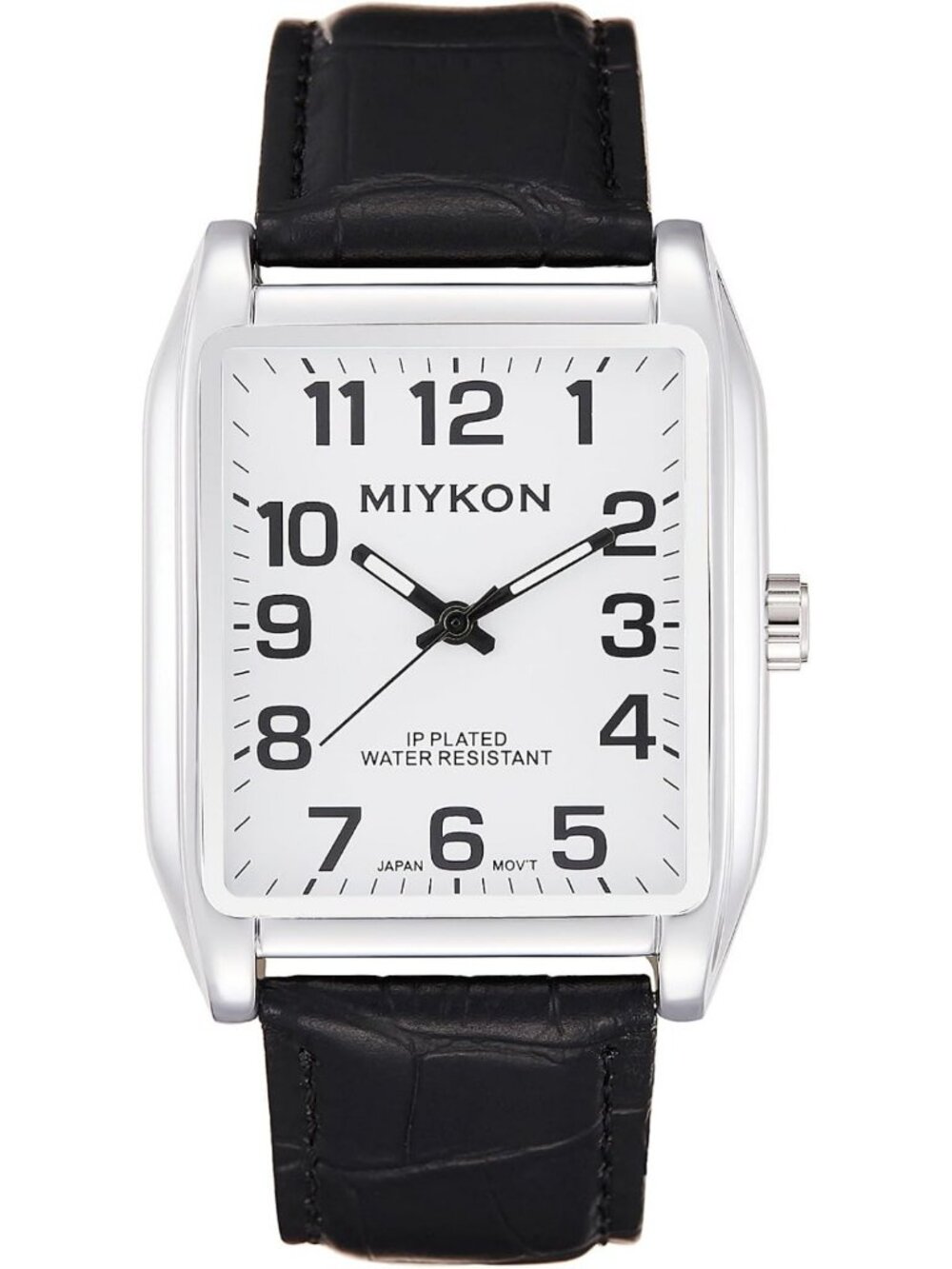 Vintage Men’s Tank Dress Watch | Genuine Leather Strap | Water Resistant